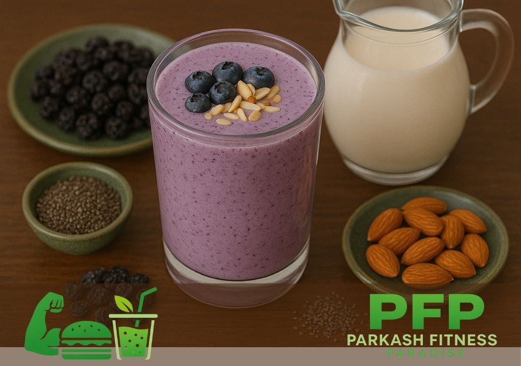 Blueberry Almond Milk Smoothie 1024 x 720