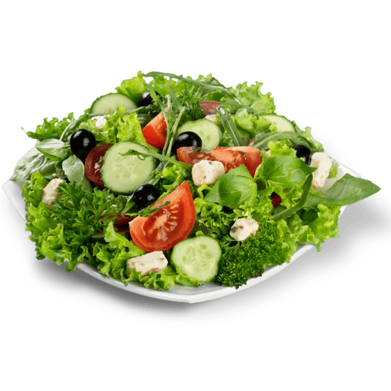Vegetable Salad Bowl Transparent Background Wholesome salad plate loaded with raw veggies like broccoli, cherries, tomatoes, green leaves, and cucumber