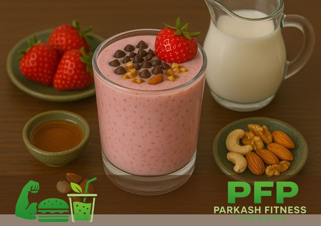 Strawberry-Cashew Milkshake 1024 x 720