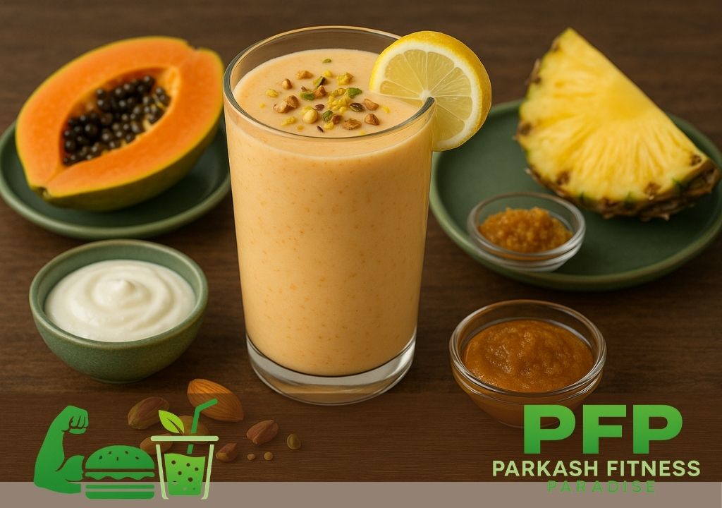 Tropical Papaya Pineapple Lassi 1024 x 720